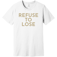 Gold Refuse To Lose - Short Sleeve Men's T-Shirt