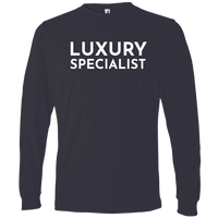 White Luxury Specialist - Long Sleeve Men's T-Shirt