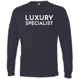 White Luxury Specialist - Long Sleeve Men's T-Shirt