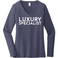 White Luxury Specialist - Long Sleeve Women's T-Shirt