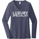 White Luxury Specialist - Long Sleeve Women's T-Shirt