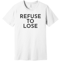 Charcoal Refuse To Lose - Short Sleeve Men's T-Shirt