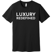 White Luxury Redefined - Short Sleeve Men's T-Shirt