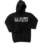 White Luxury Specialist - Pullover Hooded Sweatshirt