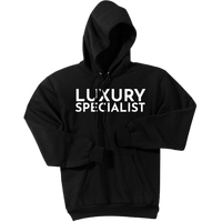 White Luxury Specialist - Pullover Hooded Sweatshirt