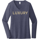 Gold Luxury - Long Sleeve Women's T-Shirt