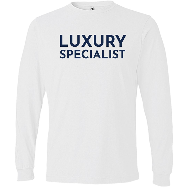 Navy Luxury Specialist - Long Sleeve Men's T-Shirt