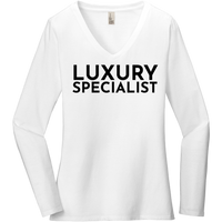 Black Luxury Specialist - Long Sleeve Women's T-Shirt