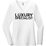 Black Luxury Specialist - Long Sleeve Women's T-Shirt