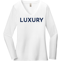 Navy Luxury - Long Sleeve Women's T-Shirt