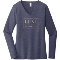 Gold Luxe Logo - Long Sleeve Women's T-Shirt