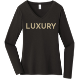 Gold Luxury - Long Sleeve Women's T-Shirt