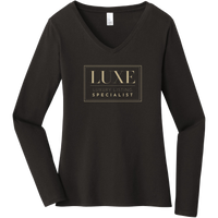 Gold Luxe Logo - Long Sleeve Women's T-Shirt