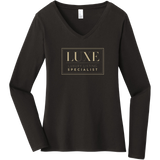 Gold Luxe Logo - Long Sleeve Women's T-Shirt