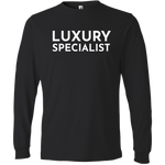 White Luxury Specialist - Long Sleeve Men's T-Shirt