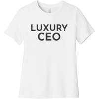 Charcoal Luxury CEO - Short Sleeve Women's T-Shirt