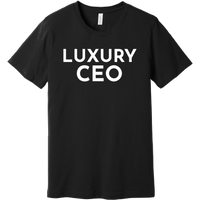 White Luxury CEO - Short Sleeve Men's T-Shirt