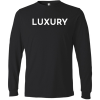 White Luxury - Long Sleeve Men's T-Shirt