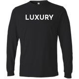 White Luxury - Long Sleeve Men's T-Shirt