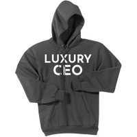 White Luxury CEO - Pullover Hooded Sweatshirt