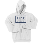 Navy Luxe Logo - Pullover Hooded Sweatshirt