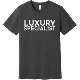 White Luxury Specialist - Short Sleeve Men's T-Shirt