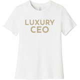 Gold Luxury CEO - Short Sleeve Women's T-Shirt