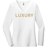 Gold Luxury - Long Sleeve Women's T-Shirt