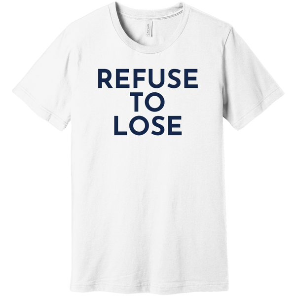 Navy Refuse To Lose - Short Sleeve Men's T-Shirt