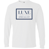 Navy Luxe Logo - Long Sleeve Men's T-Shirt