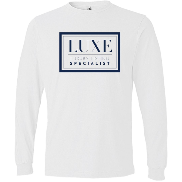 Navy Luxe Logo - Long Sleeve Men's T-Shirt