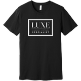 White Luxe Logo - Short Sleeve Men's T-Shirt