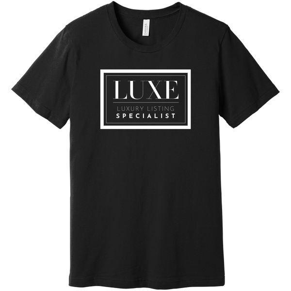 White Luxe Logo - Short Sleeve Men's T-Shirt