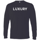 White Luxury - Long Sleeve Men's T-Shirt