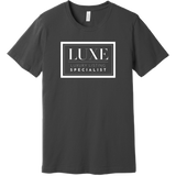 White Luxe Logo - Short Sleeve Men's T-Shirt