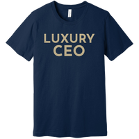 Gold Luxury CEO - Short Sleeve Men's T-Shirt