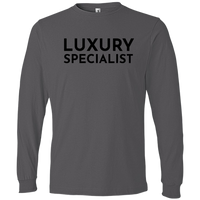 Black Luxury Specialist - Long Sleeve Men's T-Shirt