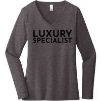 Black Luxury Specialist - Long Sleeve Women's T-Shirt