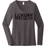 Black Luxury Specialist - Long Sleeve Women's T-Shirt