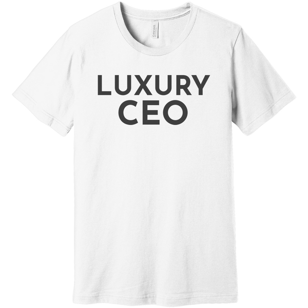 Charcoal Luxury CEO - Short Sleeve Men's T-Shirt