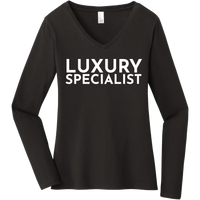 White Luxury Specialist - Long Sleeve Women's T-Shirt