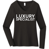 White Luxury Specialist - Long Sleeve Women's T-Shirt