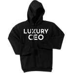 White Luxury CEO - Pullover Hooded Sweatshirt