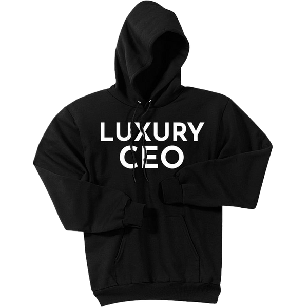 White Luxury CEO - Pullover Hooded Sweatshirt