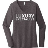 White Luxury Specialist - Long Sleeve Women's T-Shirt