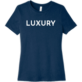 White Luxury - Short Sleeve Women's T-Shirt