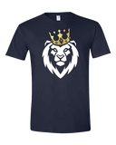 Lion Head-Only - Short Sleeve Men's T-Shirt