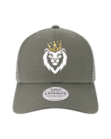 Dark Grey Dark Grey Lion Head-Only - Embroidered Hat