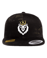 Black Lion Head-Only - Embroidered Hat