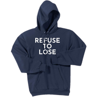 White Refuse To Lose - Pullover Hooded Sweatshirt